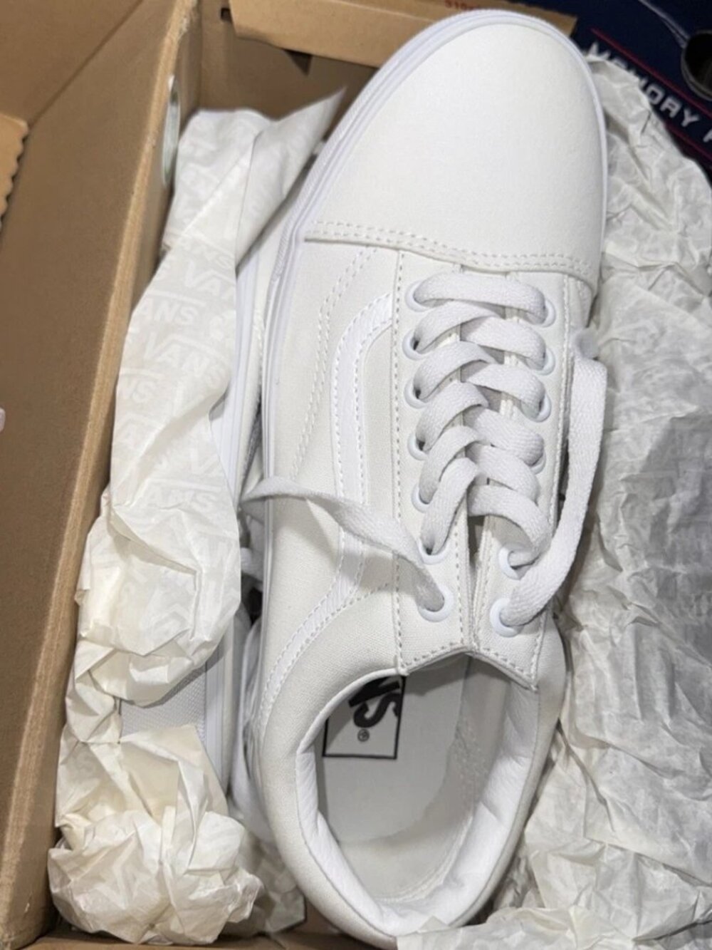 Old Skool Vans White Women 9